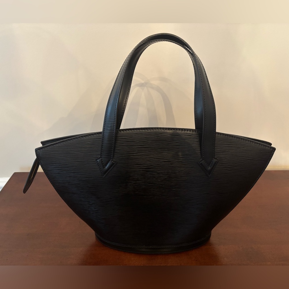 Louis Vuitton Black Epi Saint Jacques Tote Bag, Pristine Condition - Picture 2 of 10